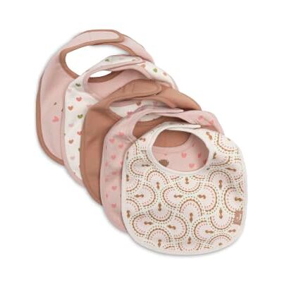 Jollein Bavaglini in jersey per neonati Confezione da 5 Impermeabili Lavabili Accessori per lo svezzamento Soft Plumes Jollein Bavaglini in jersey per neonati Confezione da 5 Impermeabili Lavabili Accessori per lo svezzamento Soft Plumes