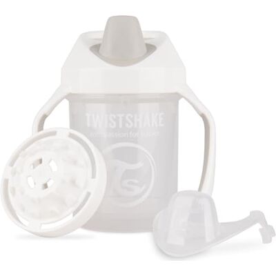 Twistshake Tazza Piccola Antigoccia 4+ mesi/230 ml Bianco Twistshake Tazza Piccola Antigoccia 4+ mesi/230 ml Bianco