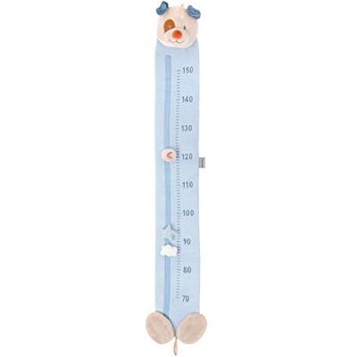 Nattou Metro da muro per bambini Jim Il Cagnolino, Per la cameretta, Misura da 70 a 150 cm, Jim e Bob, Blu/Beige Nattou Metro da muro per bambini Jim Il Cagnolino, Per la cameretta, Misura da 70 a 150 cm, Jim e Bob, Blu/Beige