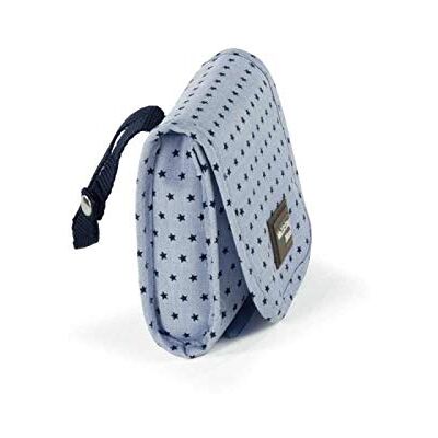 Walking Mum Theo Porta ciuccio unisex, colore: blu navy Walking Mum Theo Porta ciuccio unisex, colore: blu navy