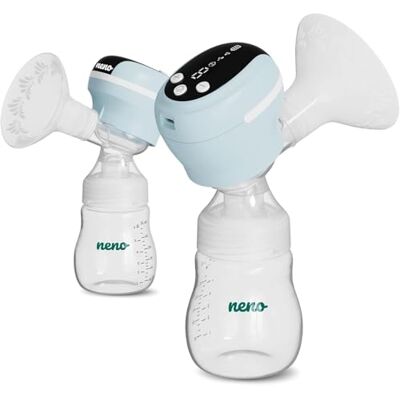 NENO Tiralatte Elettrico Portatile – Trifase Latte Pompa Senza Fili – Pompaggio Latte materno con Pompa Elettrica – Con 2 Sacchi & Tettarella – 9 Modalità & 9 Livelli – Senza BPA NENO Tiralatte Elettrico Portatile – Trifase Latte Pompa Senza Fili – Pompaggio Latte materno con Pompa Elettrica – Con 2 Sacchi & Tettarella – 9 Modalità & 9 Livelli – Senza BPA