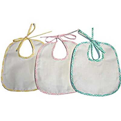 Bubabù Confezione da 6 Bavaglino Daffy da Ricamare per Bambini, multicolore, Taglia unica Bubabù Confezione da 6 Bavaglino Daffy da Ricamare per Bambini, multicolore, Taglia unica