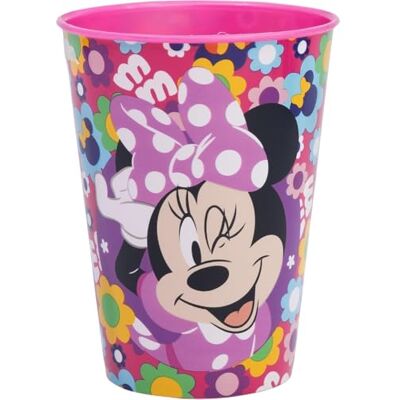 CARTOON Bicchiere per bambini in plastica riutilizzabile 260 ml BPA Free (Minnie) CARTOON Bicchiere per bambini in plastica riutilizzabile 260 ml BPA Free (Minnie)