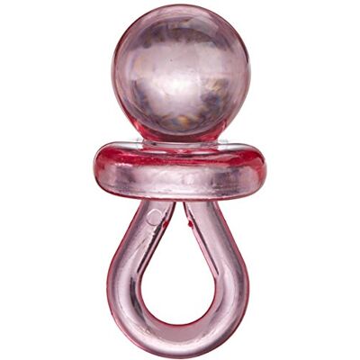 Mopec K125,02-Ciuccio, Colore: Rosa Trasparente Pieghevole (Confezione da 50 Pezzi, Set in 1 Sacco. Mopec K125,02-Ciuccio, Colore: Rosa Trasparente Pieghevole (Confezione da 50 Pezzi, Set in 1 Sacco.