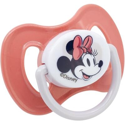 Stor Confezione da 2 Ciucci Minni con Tettarella Fisiologica in Silicone +6 Mesi con Custodia Reversibili Disney Baby Stor Confezione da 2 Ciucci Minni con Tettarella Fisiologica in Silicone +6 Mesi con Custodia Reversibili Disney Baby