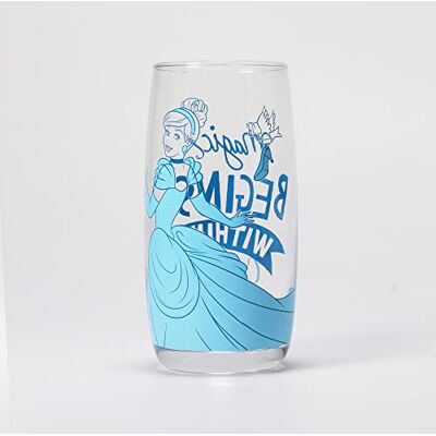 Disney Cenerentola Bicchiere da 450 ml, 13,8 cm, motivo: Principesse Disney Cenerentola Bicchiere da 450 ml, 13,8 cm, motivo: Principesse