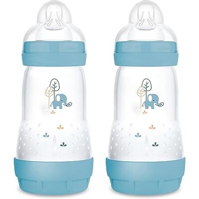 Biberon MAM Easy Start - 260 ml, Anti-Colica, Blu Biberon MAM Easy Start - 260 ml, Anti-Colica, Blu