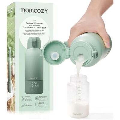 momcozy Scaldabiberon Portatile Wireless Scalda Latte Materno Acqua 500ml 2 Modalità e Controllo Temperatura Preciso, 24 Utilizzi con 1 Ricarica, Leggero 0,6kg Senza Cavo, Ideale in Viaggio momcozy Scaldabiberon Portatile Wireless Scalda Latte Materno Acqua 500ml 2 Modalità e Controllo Temperatura Preciso, 24 Utilizzi con 1 Ricarica, Leggero 0,6kg Senza Cavo, Ideale in Viaggio