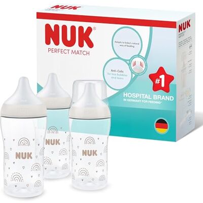 Set di biberon per bebé NUK Perfect Match - Set di biberon per bebé Set di biberon per bebé NUK Perfect Match - Set di biberon per bebé