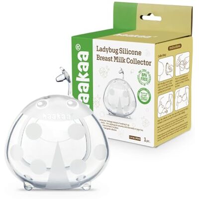 haakaa Ladybug Raccoglilatte Materno da Reggiseno, 40 ml, 1 Pezzo Raccoglie passivamente le perdite di latte materno direttamente nel reggiseno haakaa Ladybug Raccoglilatte Materno da Reggiseno, 40 ml, 1 Pezzo Raccoglie passivamente le perdite di latte materno direttamente nel reggiseno