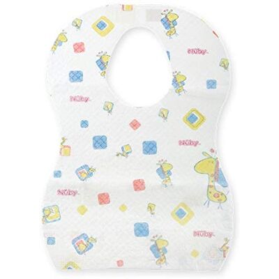 Nuby Pack of 10 disposable bibs Nuby Pack of 10 disposable bibs