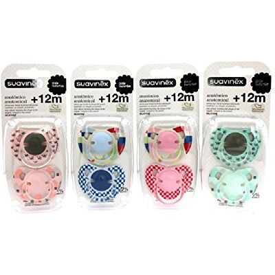 EXCLUSIVAS RIMAR S.L. Suavinex Ciuccio anatomico in silicone vari colori + 12 m 2 pezzi EXCLUSIVAS RIMAR S.L. Suavinex Ciuccio anatomico in silicone vari colori + 12 m 2 pezzi