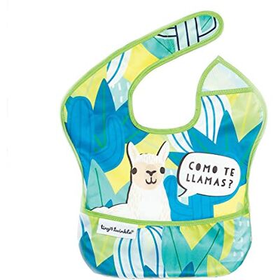 Tiny Twinkle EB-10 Bavaglino Design Umoristico in Repeltex Impermeabile con Tasca Como te Llamas 80 g Tiny Twinkle EB-10 Bavaglino Design Umoristico in Repeltex Impermeabile con Tasca Como te Llamas 80 g