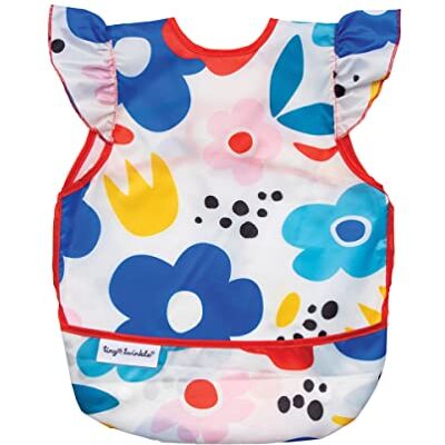 Tiny Twinkle Bavaglino grembiule per bambini in repeltex impermeabile smanicato, con tasca, richiudibile, da viaggio Tiny Twinkle Bavaglino grembiule per bambini in repeltex impermeabile smanicato, con tasca, richiudibile, da viaggio
