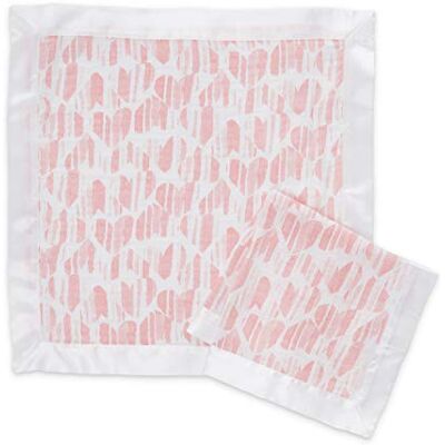 aden + anais Essentials Issie Coperte di sicurezza super morbide, 100% mussola di cotone, confezione da 2, rosa radica aden + anais Essentials Issie Coperte di sicurezza super morbide, 100% mussola di cotone, confezione da 2, rosa radica