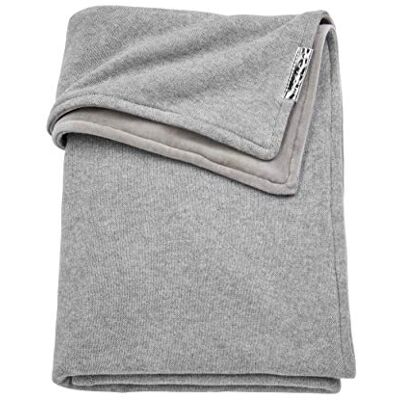 MEYCO Copertina per neonati, in velluto invernale, 100 x 150 cm, colore: Grigio mélange MEYCO Copertina per neonati, in velluto invernale, 100 x 150 cm, colore: Grigio mélange