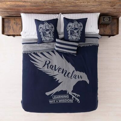 Play Fabrics - Manta Jacquard Ravenclaw - Size 230x240 - Piumone Play Fabrics - Manta Jacquard Ravenclaw - Size 230x240 - Piumone