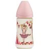 Suavinex Ballerina Biberon, Rosa, 270 ml