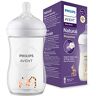 Philips Avent Biberon Natural Response Biberon da 260 ml, senza BPA, per neonati da 1 mese in su, con motivo di giraffa (modello )