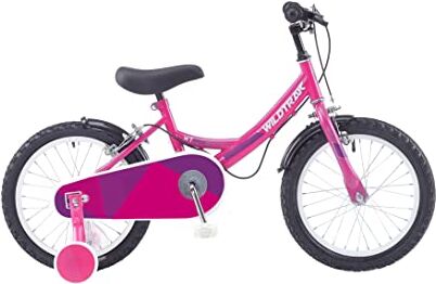 Wildtrak Bicicletta 16" per Bambina da 3 a 7 anni con rotelle Rosa