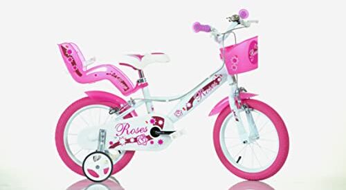 SCH Roses, Bicicletta Bambina, Bianca, 14