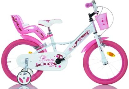 SCH Bici Roses, Bicicletta Bambino, Bianca, 16