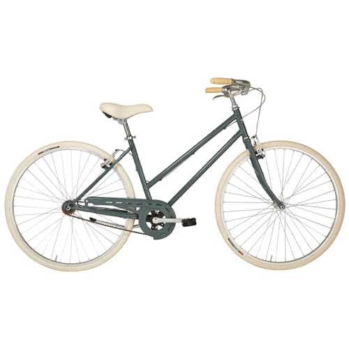 Alpina Bike Bicicletta Donna 1v L'EGO, Grigio, 28", Acciaio