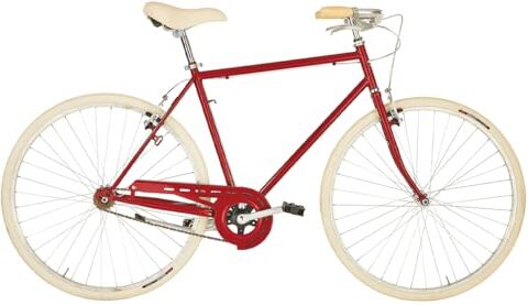 Alpina Bike Bicicletta Uomo 1v L'EGO, Rosso, 28", Acciaio