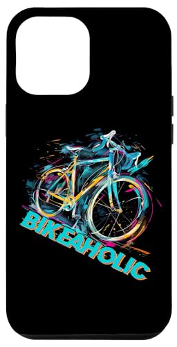 Colorful Mountain Bike & Vintage Cycling Designs Custodia per iPhone 14 Plus Colorato Bikeaholic Bicicletta Vintage Bike Equitazione