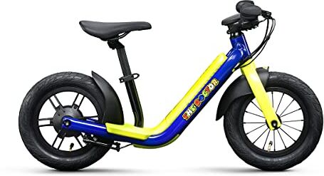 VR46 Motor Bike, Bici Unisex Bambino, Blu e Giallo, Taglia Unica