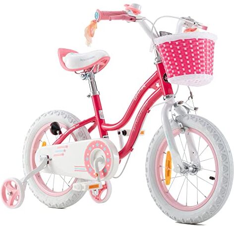 RoyalBaby bici per bambini ragazze  bicicletta per bambini bicicletta per bambino 12 pollici rosa