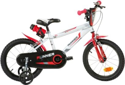 SCH Bici Runner, Bicicletta Bambino, Rosso, 16