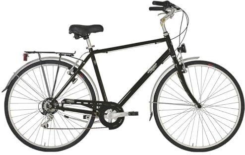 Alpina Bike , Bicicletta Trekking 6v Uomo Roxy, Nero, 28", Allluminio