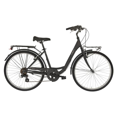 Alpina Bike Venere, Bicicletta da Città Donna, Nero, 26