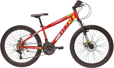 Alpina Bike Flip 6v, Bicicletta Mountain Bike Ragazzo, Rosso, 24