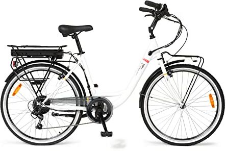 i-Bike , City Easy Urban, Bicicletta Elettrica a Pedalata Assistita, Unisex Adulto, Taglia Unica