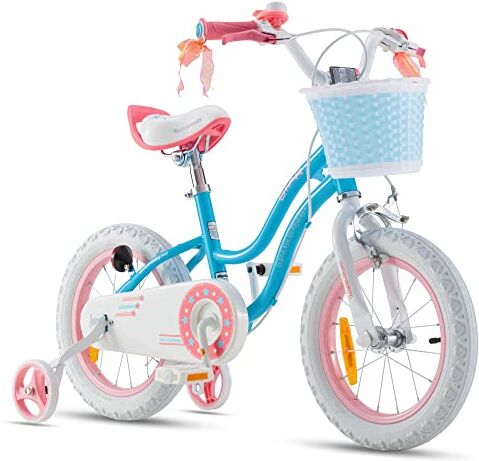 RoyalBaby bici per bambini ragazze  bicicletta per bambini bicicletta per bambino 16 pollici blu