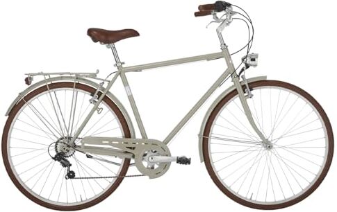 Alpina Bike Bicicletta, Grigio Ghiaia, 28 Pollici, Telaio 58 cm