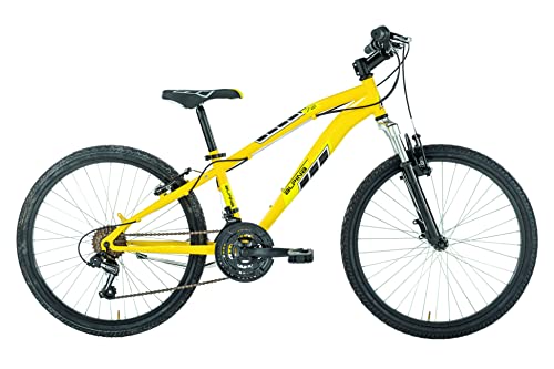 Alpina Bike Flip, Bicicletta Bambino, Giallo (Yellow), 24