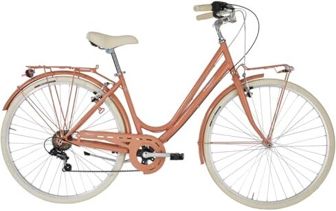 Alpina Bike , Bicicletta Donna Sharin, Rosa Cipria, 28", Acciaio