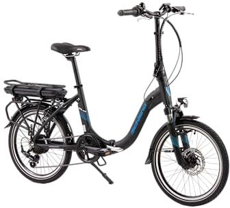 F.lli Schiano Solar, Bicicletta elettrica Unisex Adulto, Nero, 20