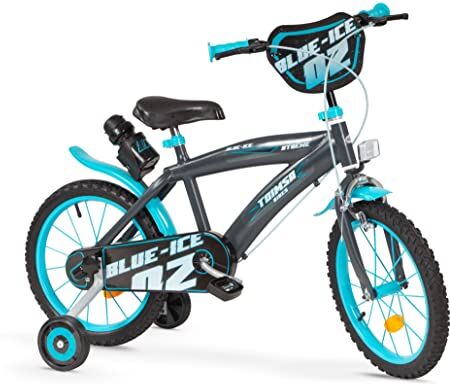 TOIMSA Bicicletta da 16" Blue Ice 5-8 anni, multicolore