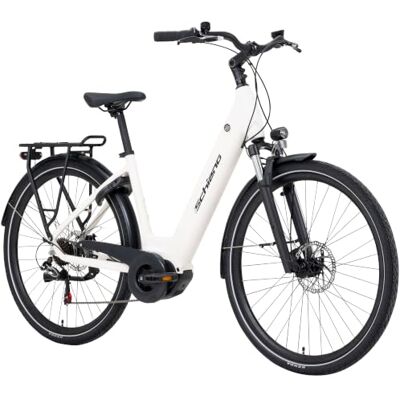 F.lli Schiano Bici Elettrica 28", Motore Centrale 70Nm, Batteria 468Wh, C28 Bici Elettrica Uomo Donna, Telaio Basso, 250W, Batteria Rimovibile, Ricarica USB-C, Bianco F.lli Schiano Bici Elettrica 28", Motore Centrale 70Nm, Batteria 468Wh, C28 Bici Elettrica Uomo Donna, Telaio Basso, 250W, Batteria Rimovibile, Ricarica USB-C, Bianco