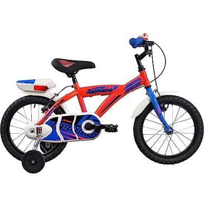 Legnano Spyder L670, Mountain Bike 16 pollici Bimbo, Colore Rosso Fluo e Blu Legnano Spyder L670, Mountain Bike 16 pollici Bimbo, Colore Rosso Fluo e Blu