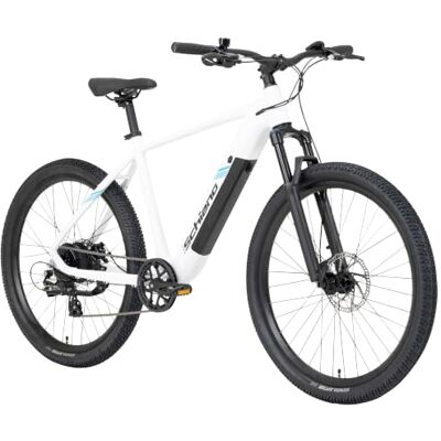 F.lli Schiano Bici Elettrica MTB 27.5", Batteria 504Wh, MX27 Bici Elettrica Uomo Donna, con Motore 250W 40Nm, Batteria Rimovibile, Ricarica USB-C, Bianco F.lli Schiano Bici Elettrica MTB 27.5", Batteria 504Wh, MX27 Bici Elettrica Uomo Donna, con Motore 250W 40Nm, Batteria Rimovibile, Ricarica USB-C, Bianco