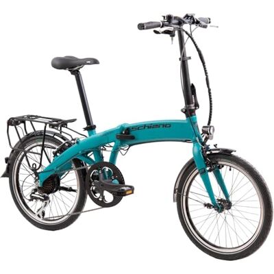 F.lli Schiano Galaxy, Bici Elettrica Pieghevole 20 Inches per Adulti, 36V 10.4Ah Batteria Rimovibile, Motore 250W 40Nm, City Ebike, Blu F.lli Schiano Galaxy, Bici Elettrica Pieghevole 20 Inches per Adulti, 36V 10.4Ah Batteria Rimovibile, Motore 250W 40Nm, City Ebike, Blu