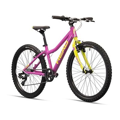 Head Unisex Youth Lauren 1.0 24 PG Children's Bike, Viola/Verde, 34 Head Unisex Youth Lauren 1.0 24 PG Children's Bike, Viola/Verde, 34