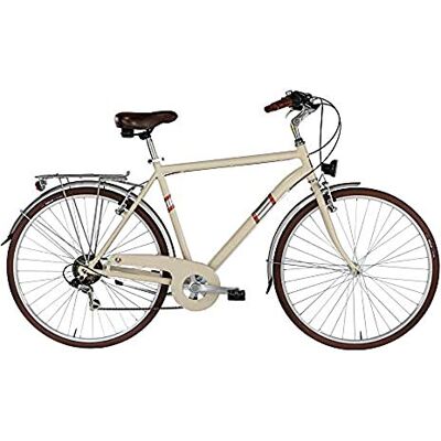 ALPINA Bike, Bicicletta Trekking 6v Uomo Roxy, crema, 28", Allluminio ALPINA Bike, Bicicletta Trekking 6v Uomo Roxy, crema, 28", Allluminio