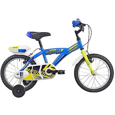 Legnano Spyder L670, Mountain Bike 16 pollici Bimbo, Colore Blu e Giallo Legnano Spyder L670, Mountain Bike 16 pollici Bimbo, Colore Blu e Giallo