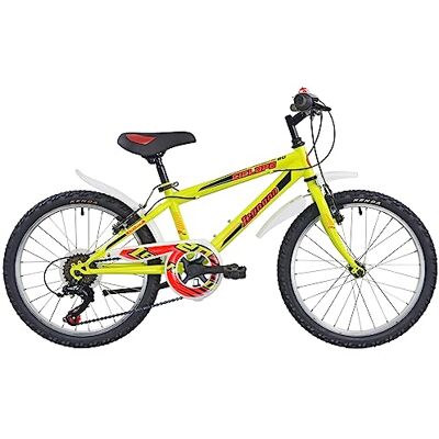 Legnano CICLOPE, MTB 20 Pollici Bambino, Giallo, Rosso e Nero, Taglia Unica Legnano CICLOPE, MTB 20 Pollici Bambino, Giallo, Rosso e Nero, Taglia Unica